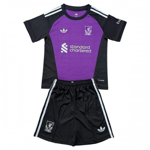 Ensemble Maillot Gardien Liverpool Purple Version 2026-27 Enfant Ensemble Maillot Gardien Liverpool Purple Version 2026-27 Enfant
